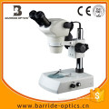 (BM-600B) 5X-80X Binocular China Supplie WF10x Eyepiece Upper and Lower LED lights Zoom Stereo Microscope